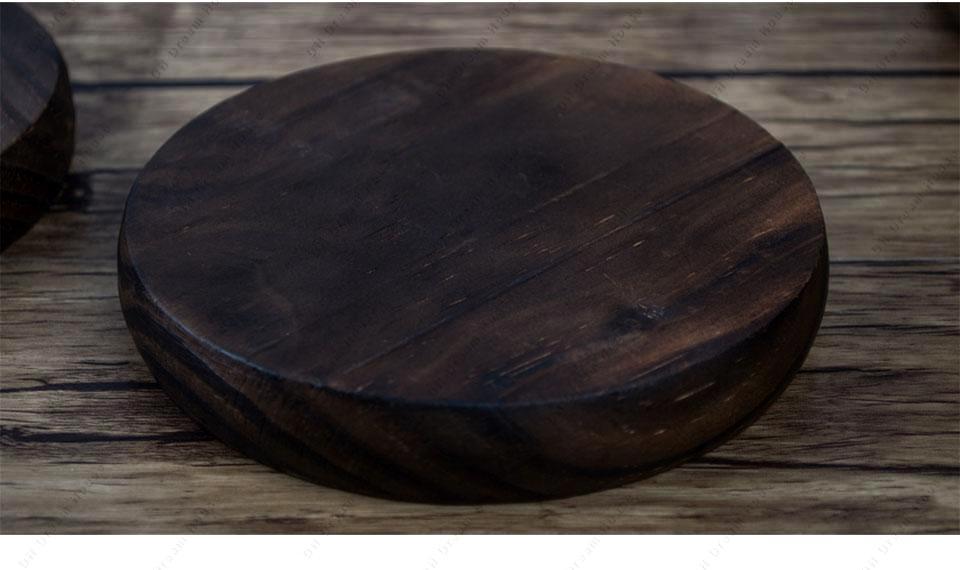 Wooden Plate With Glass Cover - Nordic Side - 