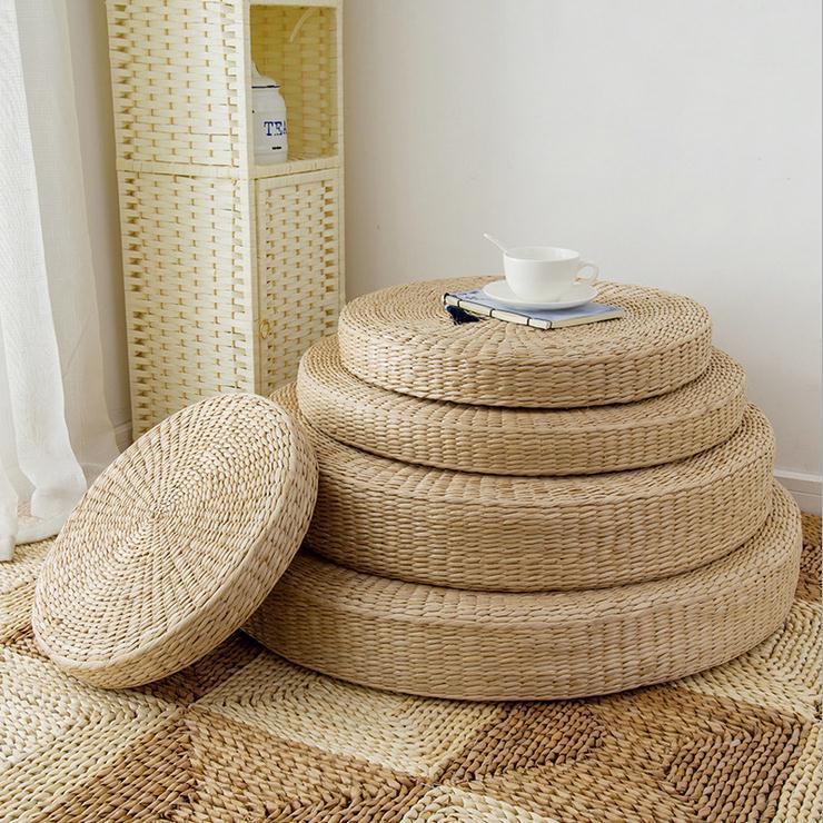 Tatami - Natural Straw Floor Cushion - Nordic Side - 01-16, feed-cl0-over-80-dollars