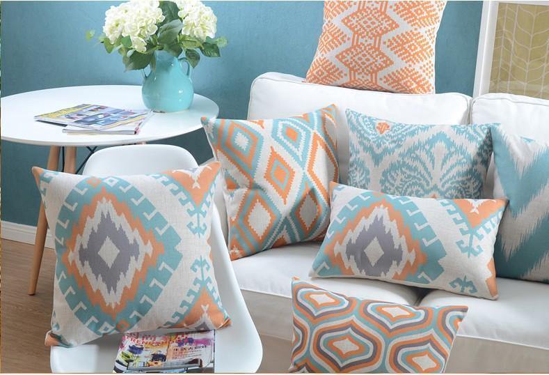 Bright Pattern Cushions - Nordic Side - 