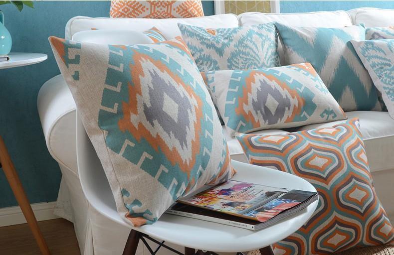 Bright Pattern Cushions - Nordic Side - 