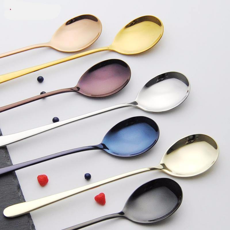 2PCS Stainless Steel Colourful Spoons - Nordic Side - 