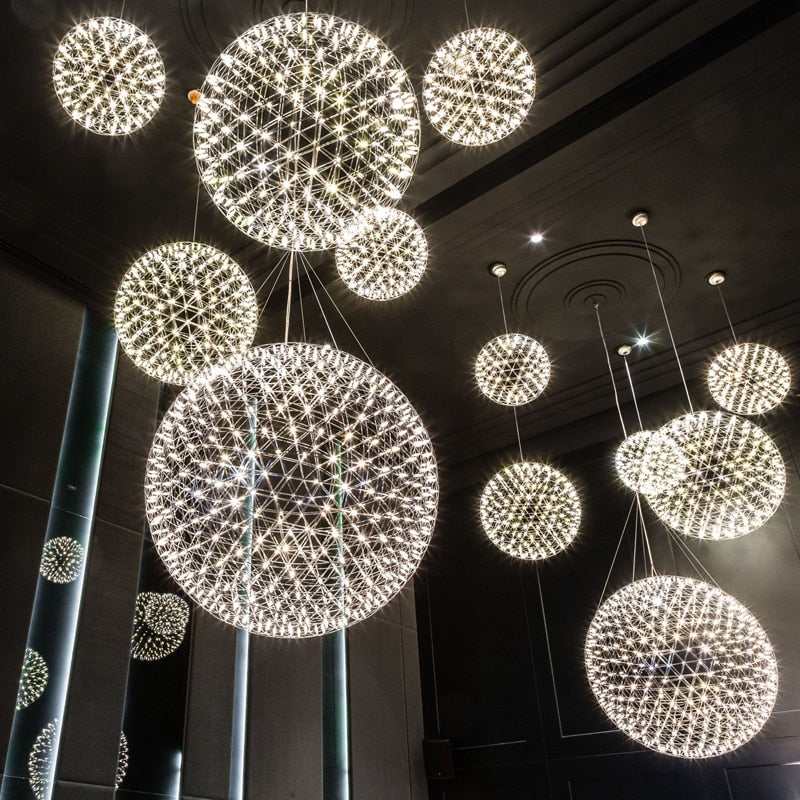 Modern Spark Ball Pendant Light