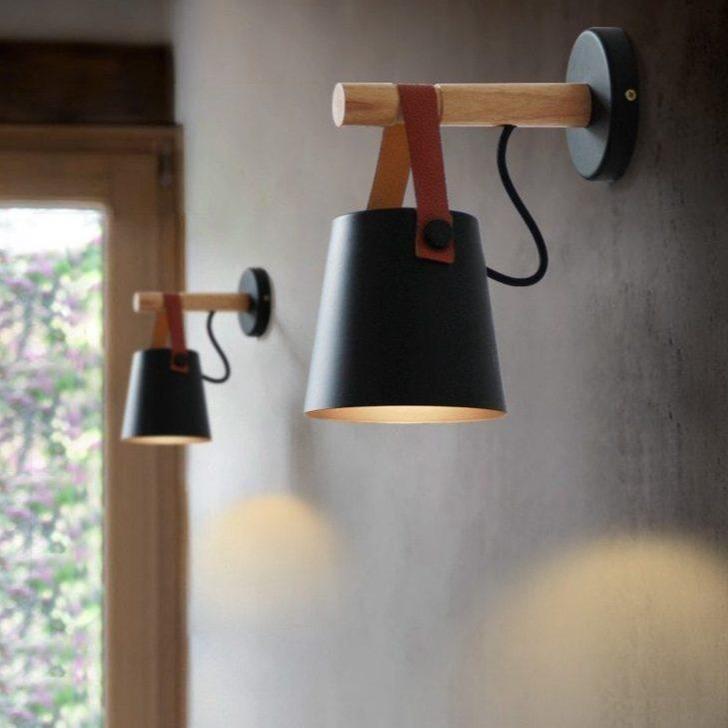 Wooden Nordic Hanging Wall Sconce