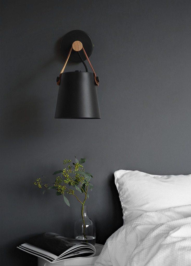 Wooden Nordic Hanging Wall Sconce