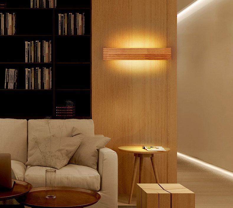 Aria - Modern Japanese Wooden Wall Lamp