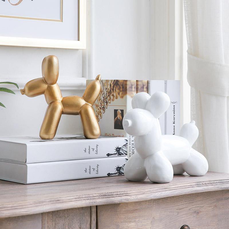 Resin Balloon Dog Figures - Nordic Side - 