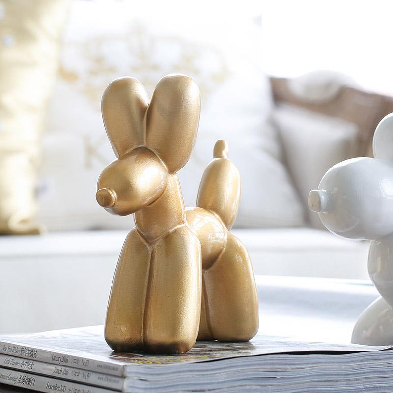 Resin Balloon Dog Figures - Nordic Side - 