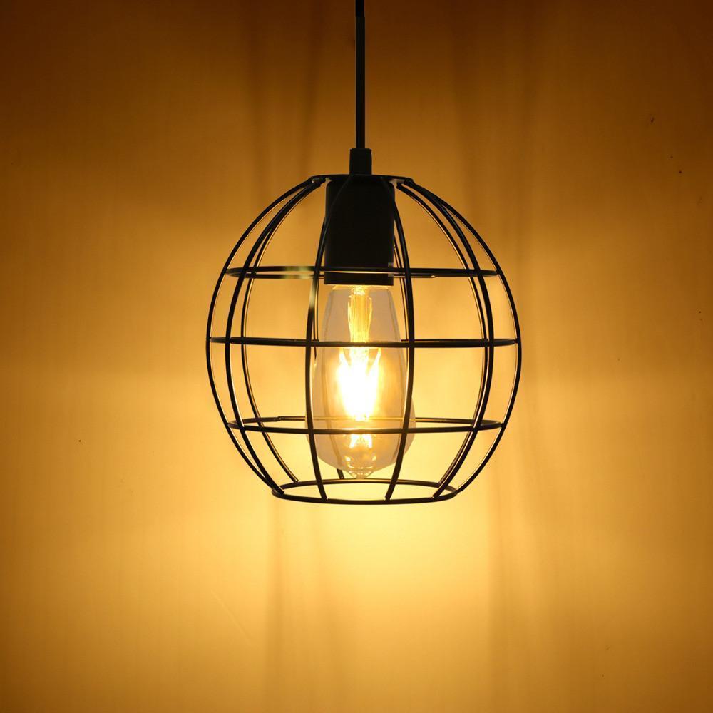 Spherical Hanging Cage Drop Ceiling Light - Nordic Side - 10-02, best-selling-lights, cage-lamp, ceiling-light, drop-light, feed-cl0-over-80-dollars, hanging-lamp, lamp, light, lighting, ligh