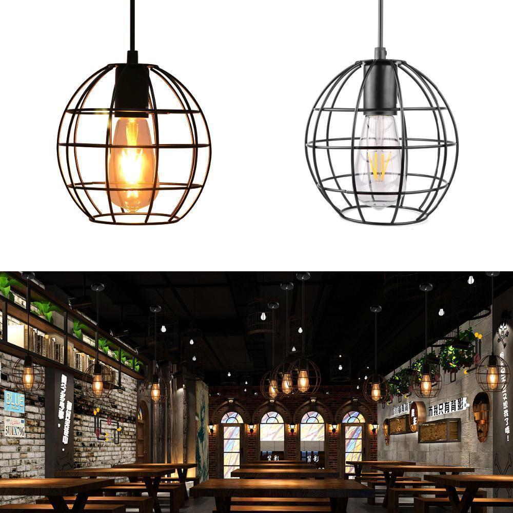 Spherical Hanging Cage Drop Ceiling Light - Nordic Side - 10-02, best-selling-lights, cage-lamp, ceiling-light, drop-light, feed-cl0-over-80-dollars, hanging-lamp, lamp, light, lighting, ligh