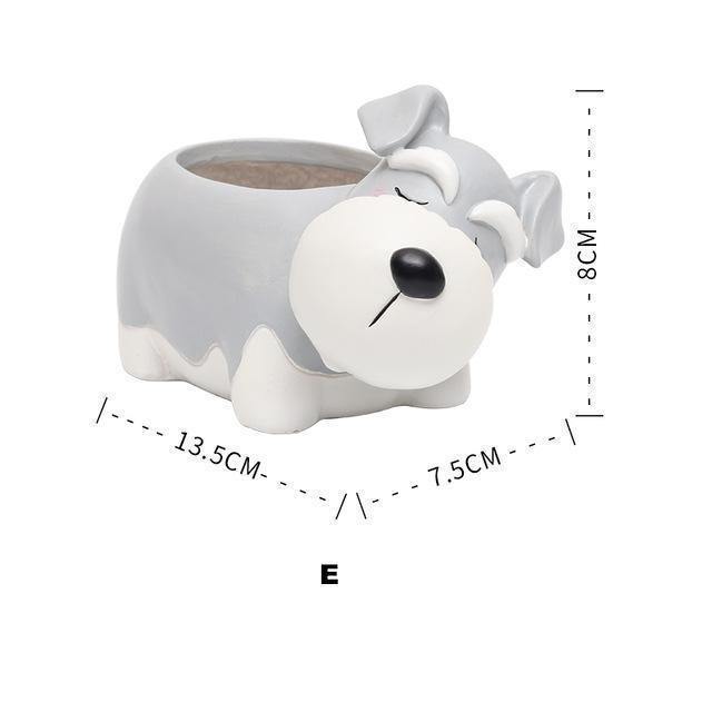 Sleeping Puppy Flower Vase - Nordic Side - 