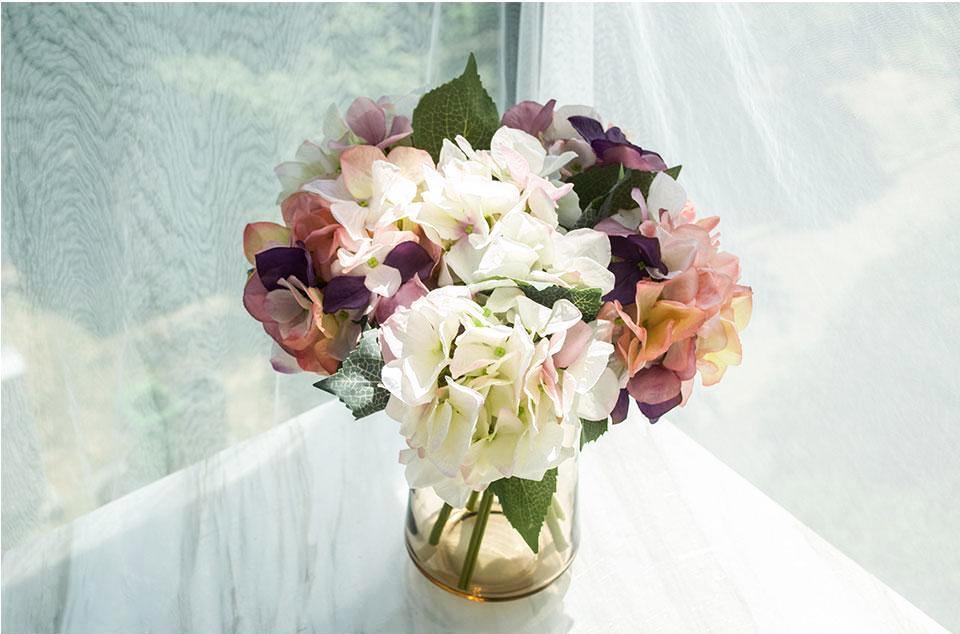 Artificial Hydrangea Flowers - Nordic Side - 