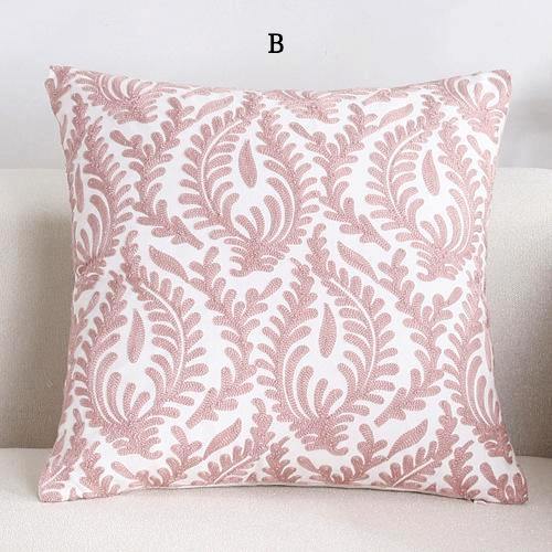 Pink Classic Embroidery Cushions - Nordic Side - 