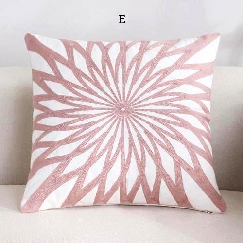 Pink Classic Embroidery Cushions - Nordic Side - 