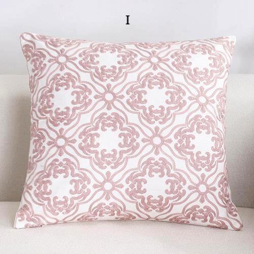 Pink Classic Embroidery Cushions - Nordic Side - 