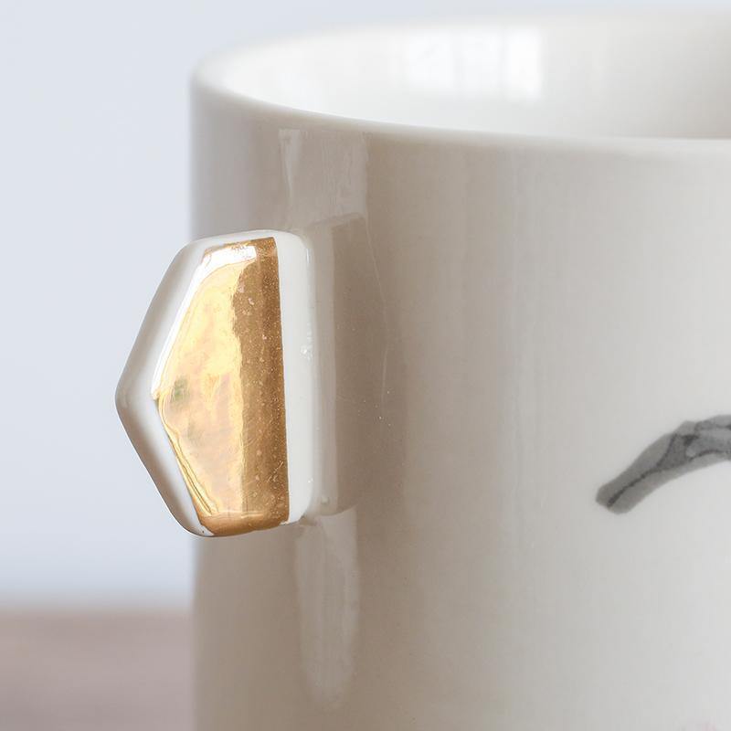 Gift Milk Mug for Couple - Nordic Side - 