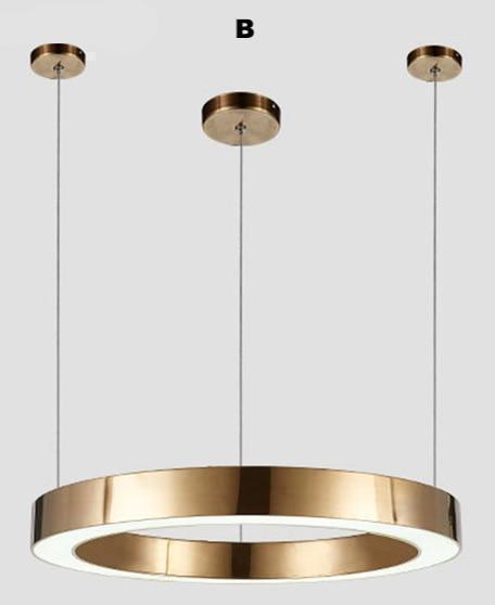 Circular Chandelier Pendant Light - Nordic Side - 