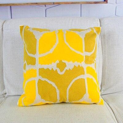 Vintage Embroidered Pattern Cushion - Nordic Side - 