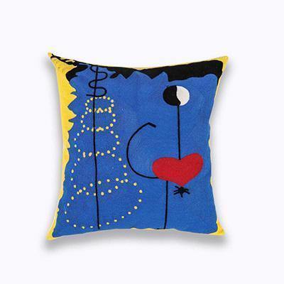 Portrait Embroidery Cushion - Nordic Side - 