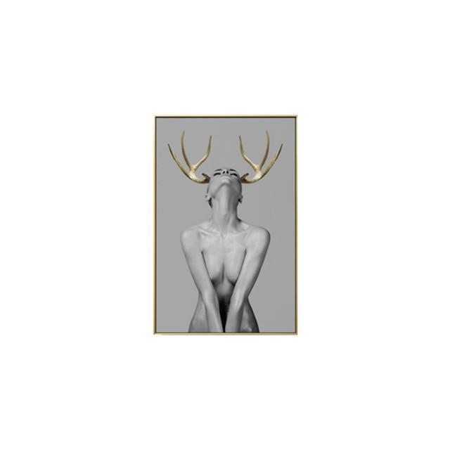 Woman with Antler - Nordic Side - 