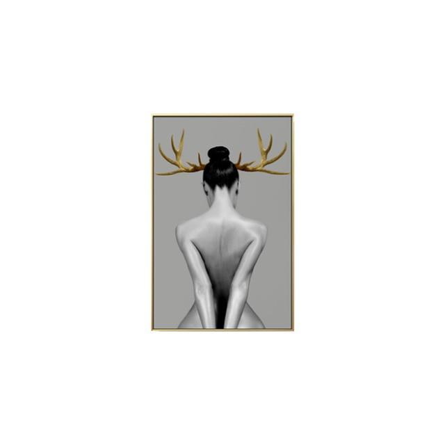 Woman with Antler - Nordic Side - 