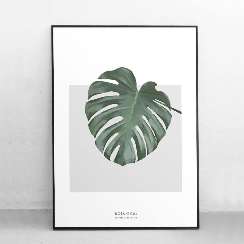 Watercolour Plant Wallarts - Nordic Side - 