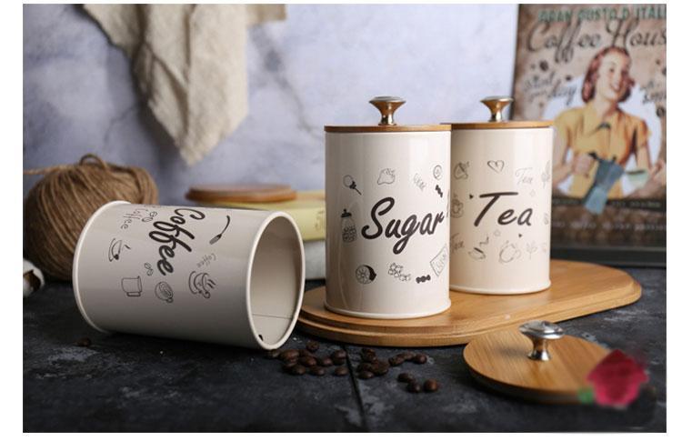 Coffee, Tea and Sugar Jars - Nordic Side - 