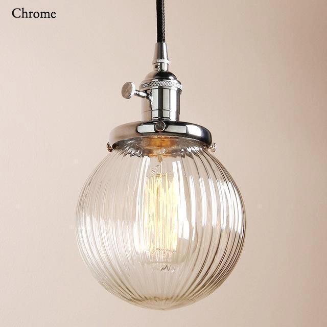 Antique Glass Ball Pendant - Nordic Side - 