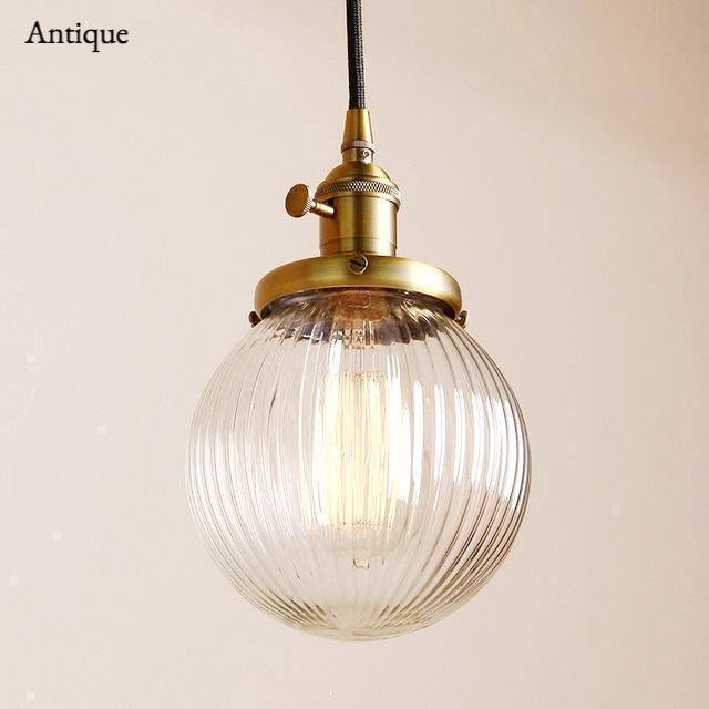 Antique Glass Ball Pendant - Nordic Side - 