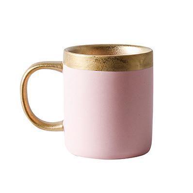 Matt Pink & Gold Dinnerware - Nordic Side - 