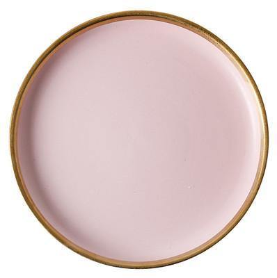 Matt Pink & Gold Dinnerware - Nordic Side - 