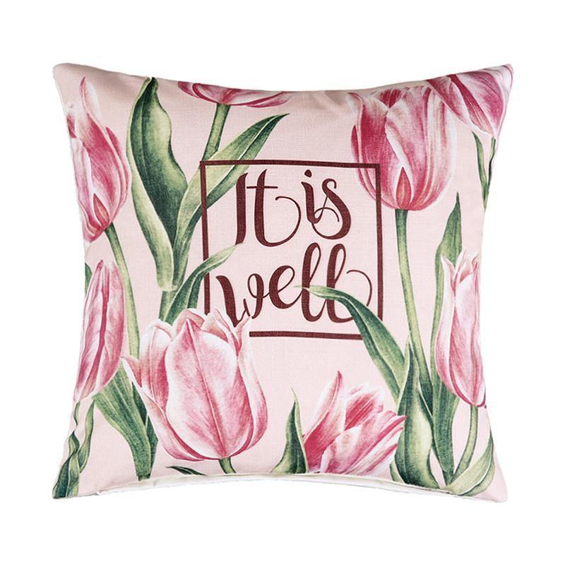 Pink Tulip Cushions - Nordic Side - 