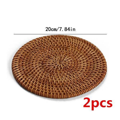 Rattan Coasters - Nordic Side - 