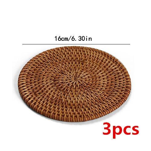 Rattan Coasters - Nordic Side - 