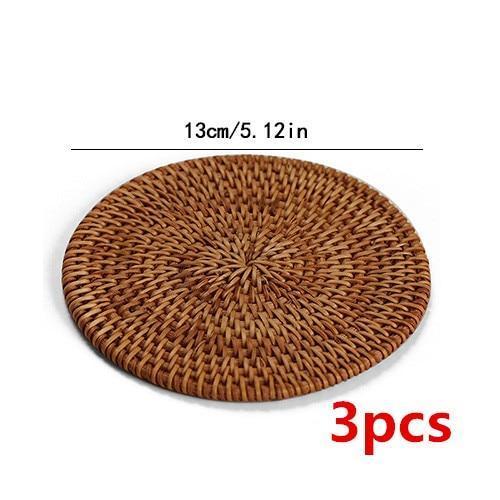 Rattan Coasters - Nordic Side - 