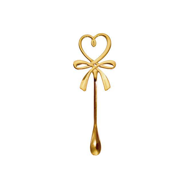 Bow Knot Heart Tea Spoon - Nordic Side - 