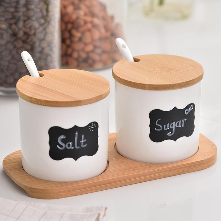 Zenq Ceramic Spice Jar Set