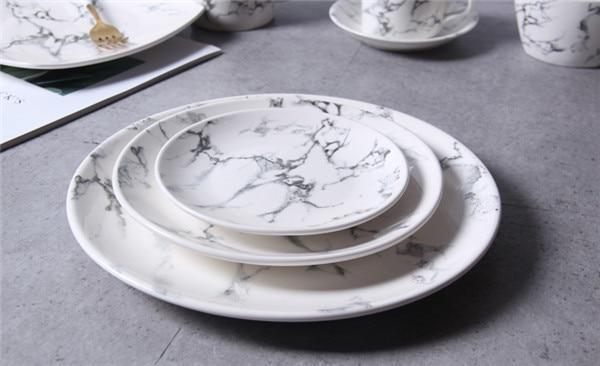 Basic Marble Dinnerware - Nordic Side - 