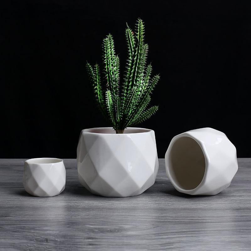 Paloma - Modern Geometric Succulent Planter - Nordic Side - 05-10