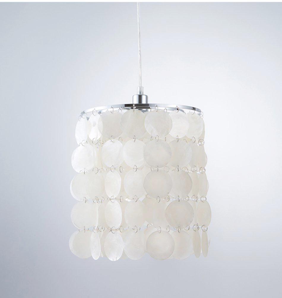 Modern White Natural Seashell Pendant Lights - Nordic Side - 