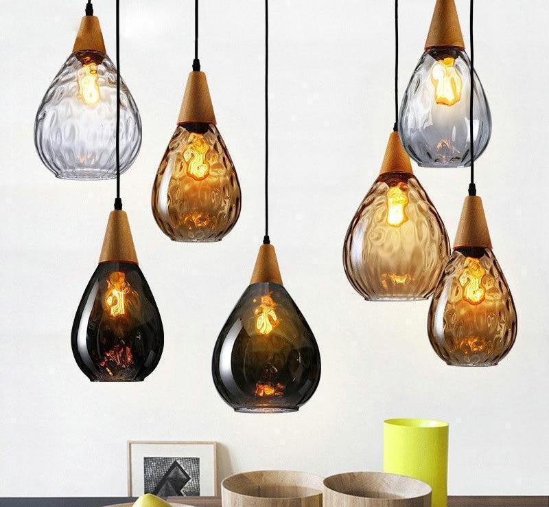 Sergia - Modern Nordic Drop Glass Pendant Lamp - Nordic Side - 03-25, best-selling-lights, feed-cl0-over-80-dollars, glass, glass-lamp, hanging-lamp, lamp, light, lighting, lighting-tag, mode