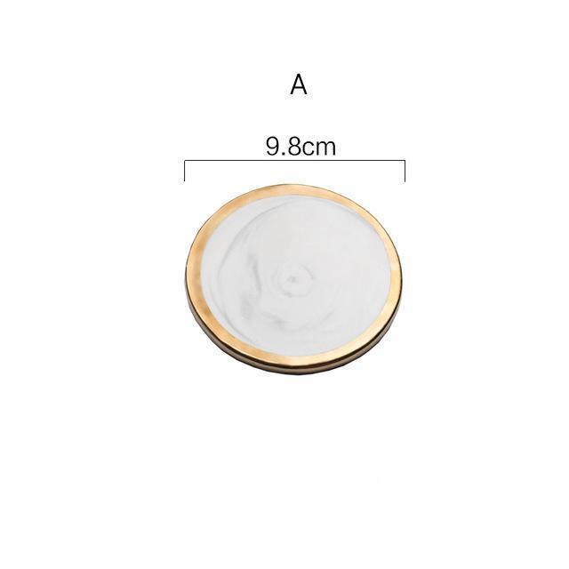 Ceramic Marble Coaster - Nordic Side - 