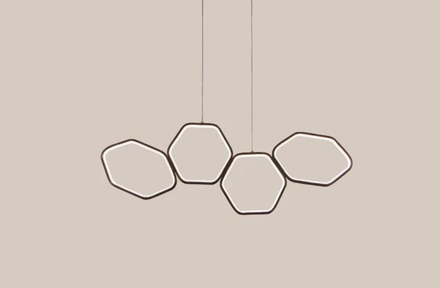 Jocasta - Art Deco LED Geometric Chandelier - Nordic Side - art deco-lamp, art-deco, best-selling-lights, chandelier, feed-cl0-over-80-dollars, feed-cl1-lights-over-80-dollars, geometric, geo