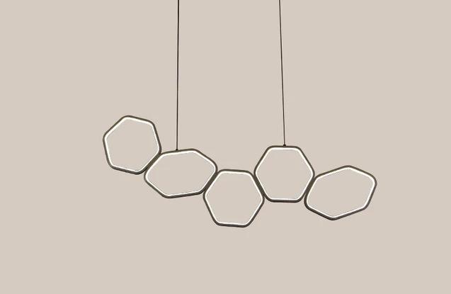 Jocasta - Art Deco LED Geometric Chandelier - Nordic Side - art deco-lamp, art-deco, best-selling-lights, chandelier, feed-cl0-over-80-dollars, feed-cl1-lights-over-80-dollars, geometric, geo