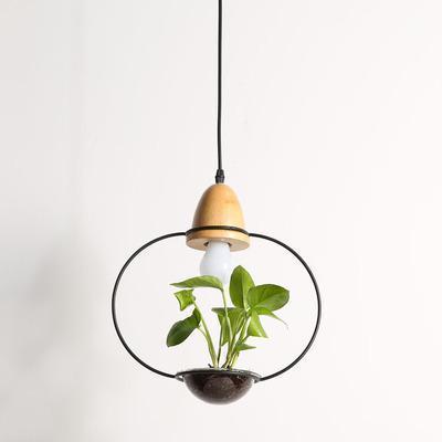 Zox - Modern Nordic Iron Pendant Planter Lamp - Nordic Side - 01-28, best-selling-lights, feed-cl0-over-80-dollars, hanging-lamp, lamp, light, lighting, lighting-tag, modern, modern-lighting,