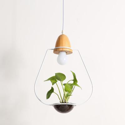 Zox - Modern Nordic Iron Pendant Planter Lamp - Nordic Side - 01-28, best-selling-lights, feed-cl0-over-80-dollars, hanging-lamp, lamp, light, lighting, lighting-tag, modern, modern-lighting,