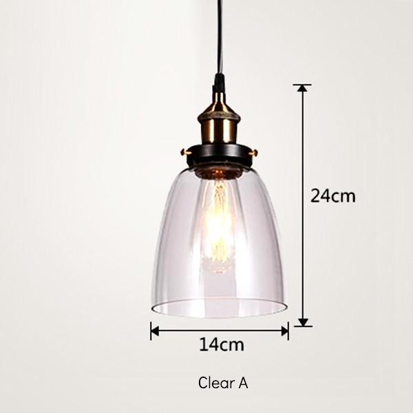 Minimal Industrial Pendant Light - Nordic Side - 