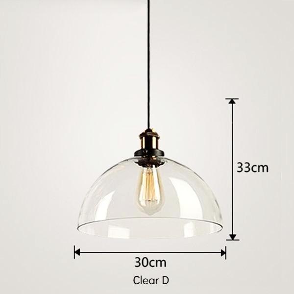 Minimal Industrial Pendant Light - Nordic Side - 