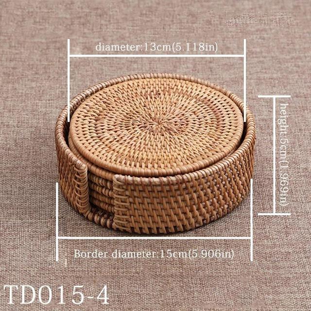 Rattan Coasters - Nordic Side - 