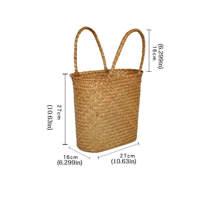 Wicker Weave Basket - Nordic Side - 