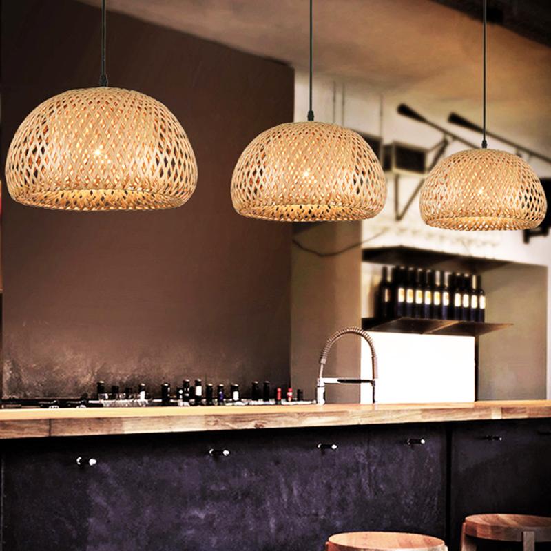 Barie - Modern Bamboo Hand Knitted Pendant Lamp